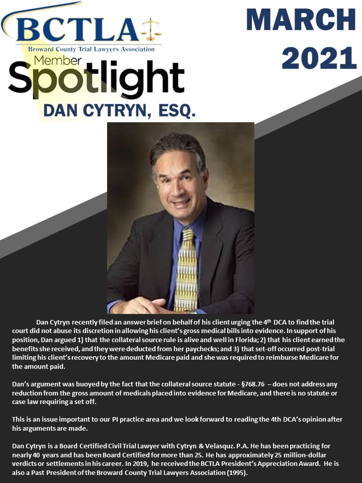 BCTLA Spotlight of Dan Cytryn